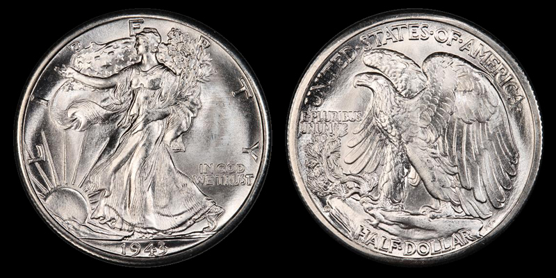 50C 1943D PCGS MS67 DAKOTA - Image 2