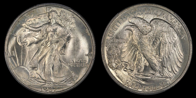 50C 1937 PCGS MS67+ - Image 2