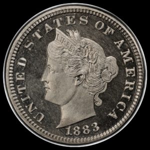1883 Pattern J-1707 5C PCGS PR66 CAMEO (CAC) SUPERB!