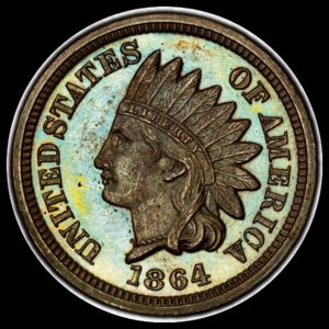 1864 Pattern J-356A 1C PCGS PR65BN (CAC) FLASHY!