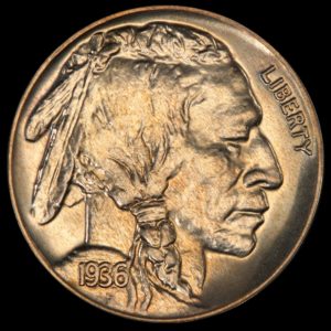 1936 5C Nickel Buffalo Brilliant PCGS PR67+ (CAC) A WINNER! YOUNG-DAKOTA