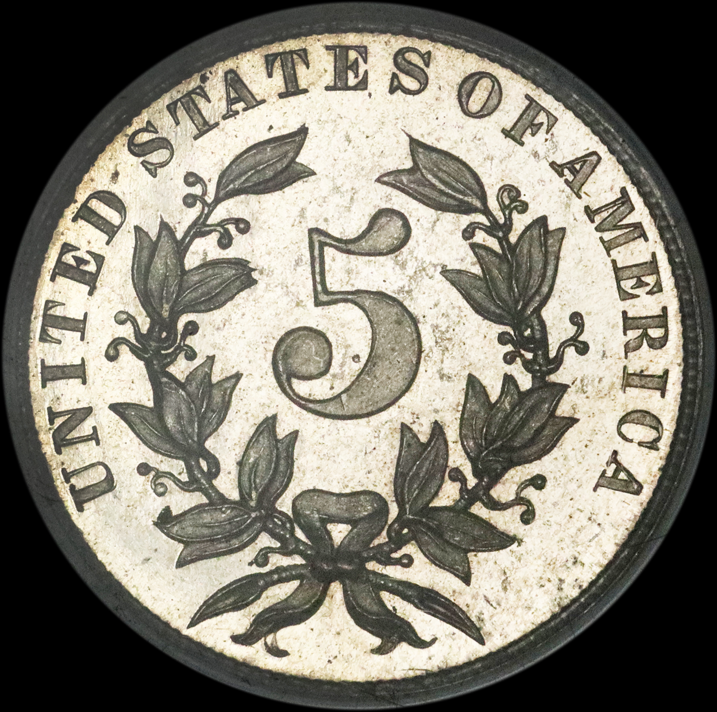 1866 Pattern J-464 5C PCGS PR65 (CAC) AWESOME! OGH! - Image 3