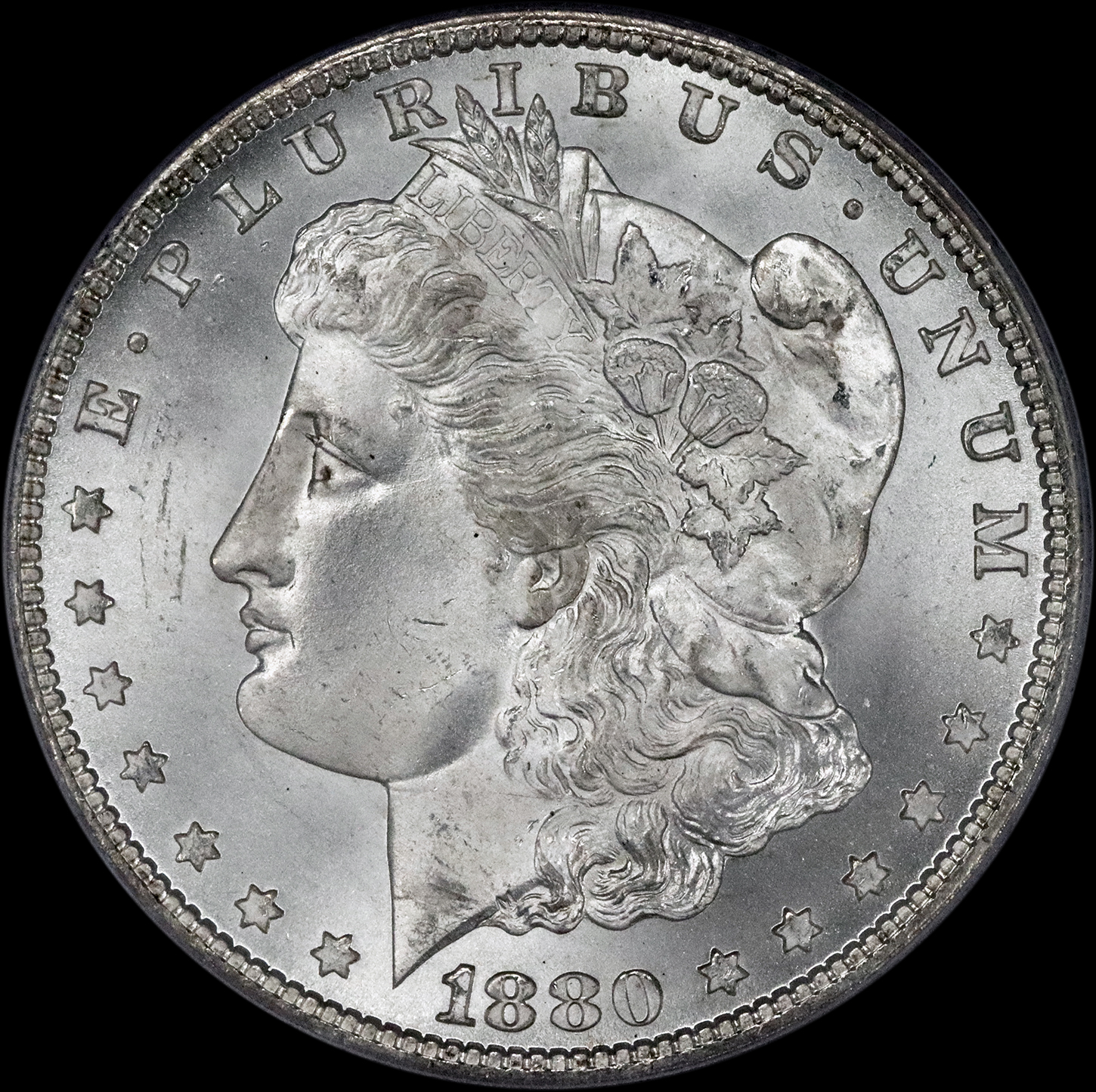 1880-CC $1 Dollar Morgan PCGS MS67 (CAC) - Image 3